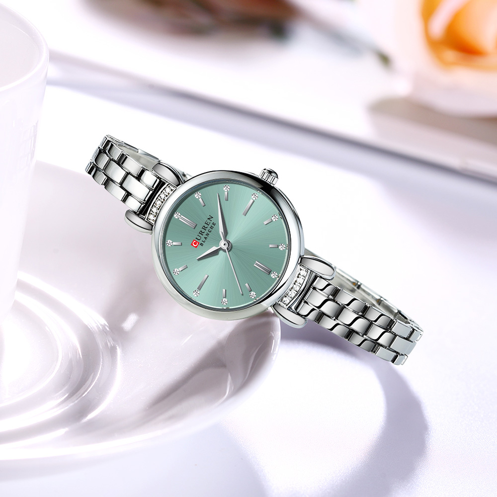 Luxury Watch And Jewelry Brand - カレンレディースライト高級時計ブランドジュエリーブレスレットウォッチファッショナブルなガールズエレガントな防水クォーツ時計