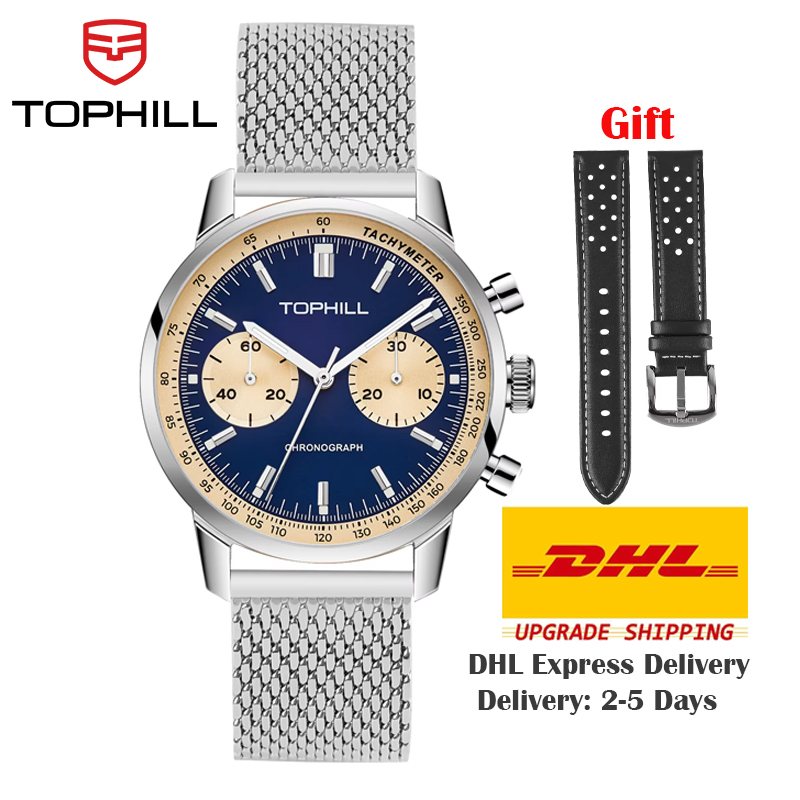 Chronograph Flyback Watch - TOPHILL クロノグラフ ウォッチ レーシング ウォッチ シーガル