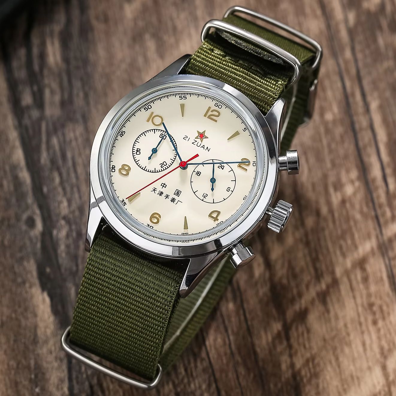 Chronograph Flyback Watch - メンズウォッチ 1963 パイロット オートマチックウォッチ 42mm 防水