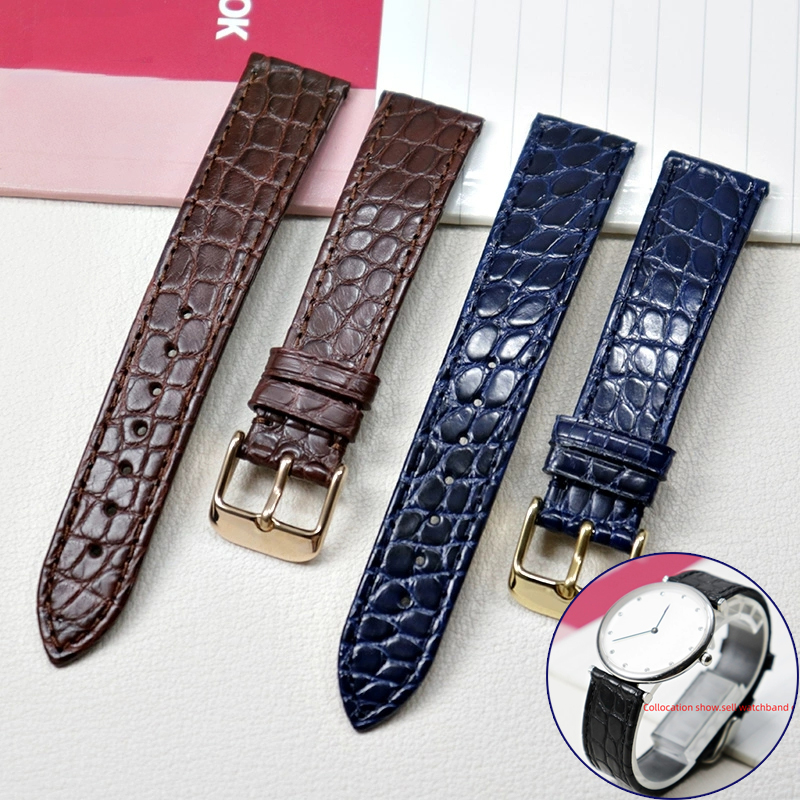 Cartier Watch Santos - 薄型クロコダイル本革ストラップ ロンジンL4 L2 セイコー オメガ カルティエ