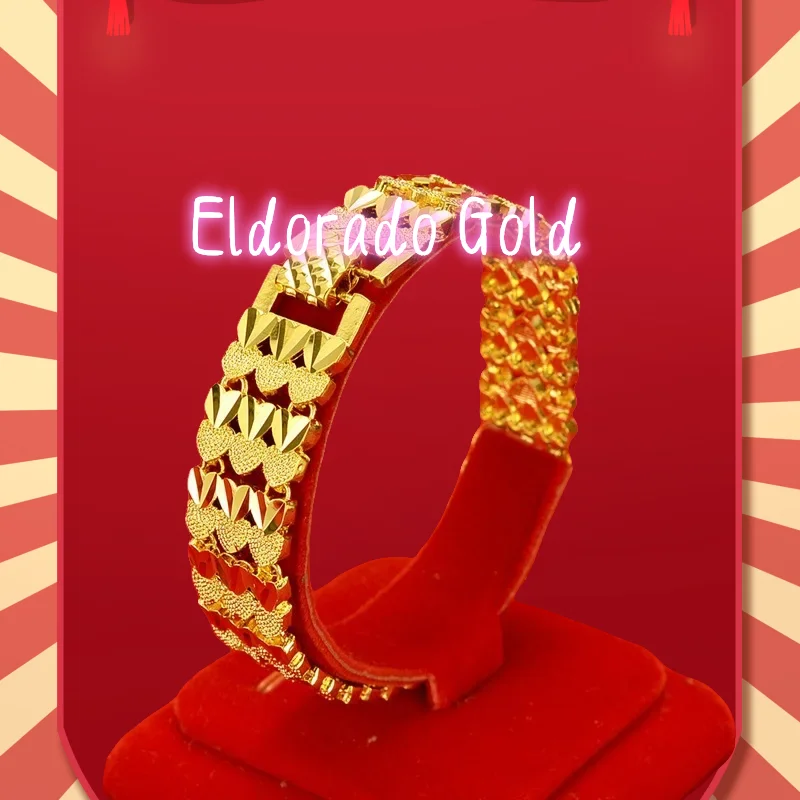 Luxury Watch Service - エルドラドゴールド 2025 恋人への贈り物AU999 ゴールドブレスレット レディース 24K