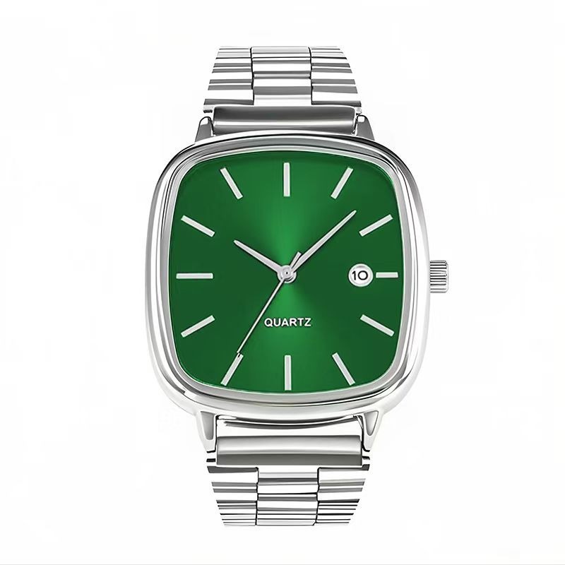 Zen Luxury Watch - 有名なブランドのメンズ腕時計スチールストラップビジネスカレンダークォーツ時計高級腕時計ギフトドロップシッピングビッグダイヤル時計