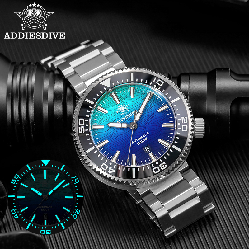 Luxury Watch Makes - ADDIESDIVE AD2526 メンズ腕時計 100bar ダイバーズウォッチ 自動巻き機械式時計