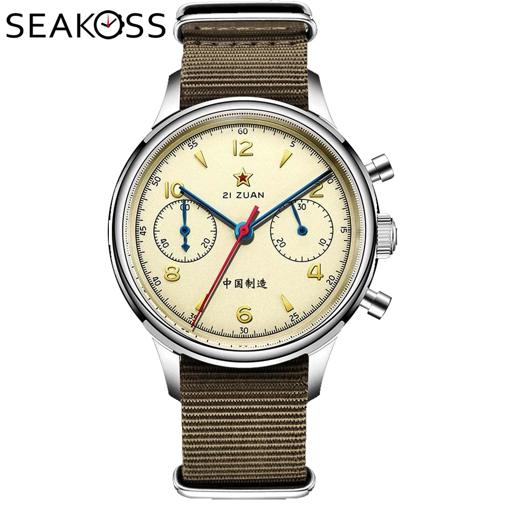 Chronograph Flyback Watch - SEAKOSS 1963 クロノグラフ 40mm 38mm サファイア