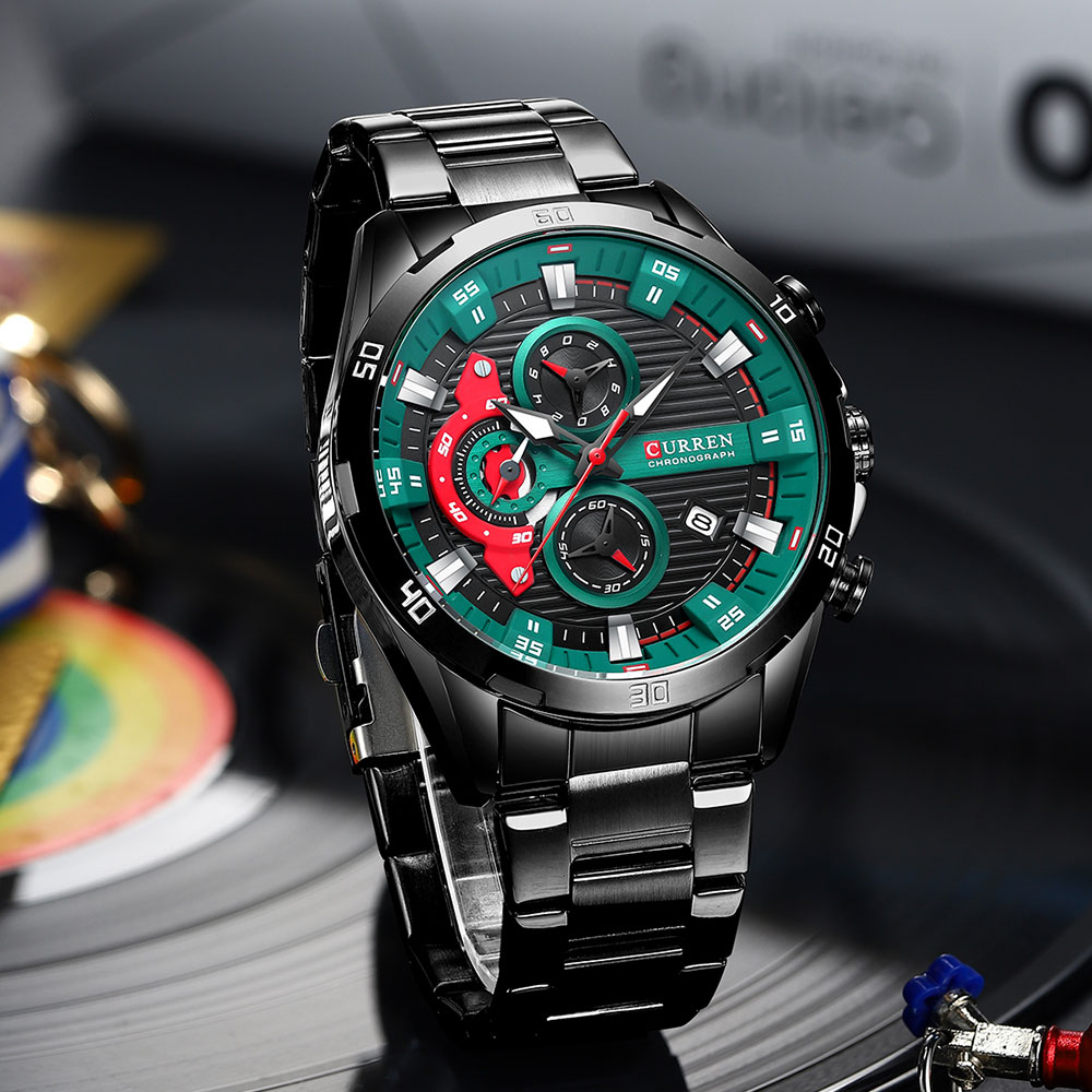 メンズスポーツウォッチ,メンズ腕時計,防水クロノグラフ,ミリ - Zen Luxury Watch のレビューと価格