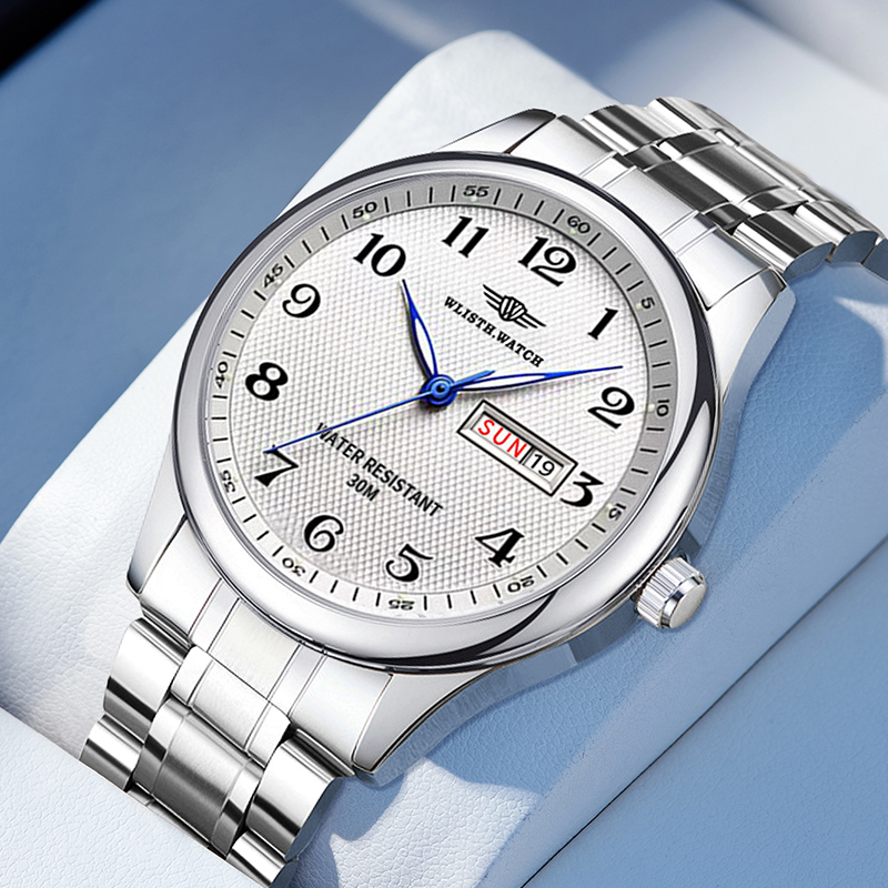 WLISTH 高級ブランドメンズ腕時計クォーツ時計アラビア数 - Zen Luxury Watch のレビューと価格
