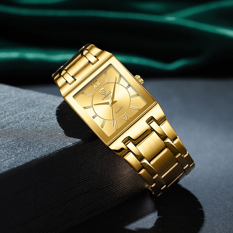 LiEBIG 高級ゴールデンクォーツ腕時計女性ガール男性ファ - Luxury Watch Exchange のレビューと価格