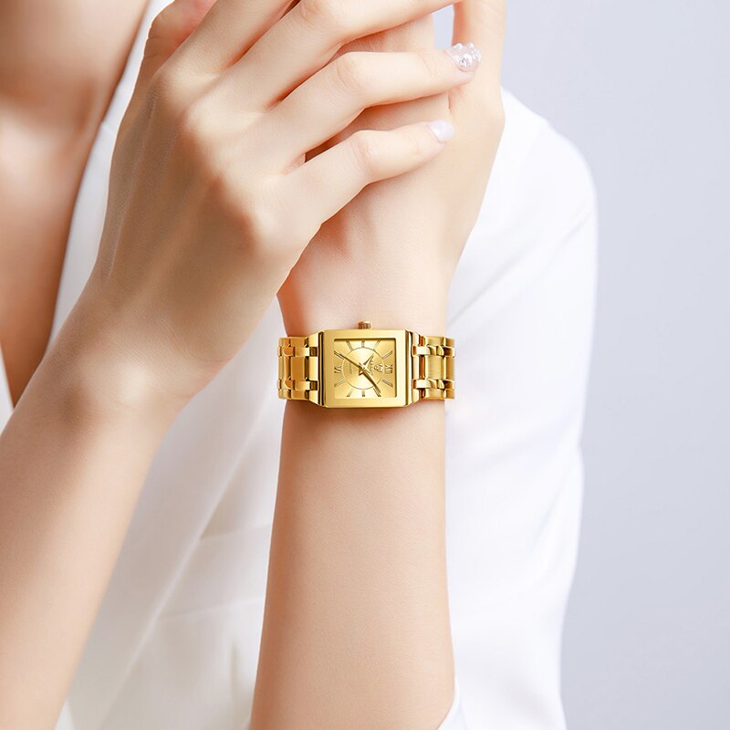 LiEBIG 高級ゴールデンクォーツ腕時計女性ガール男性ファ - Luxury Watch Exchange のレビューと価格