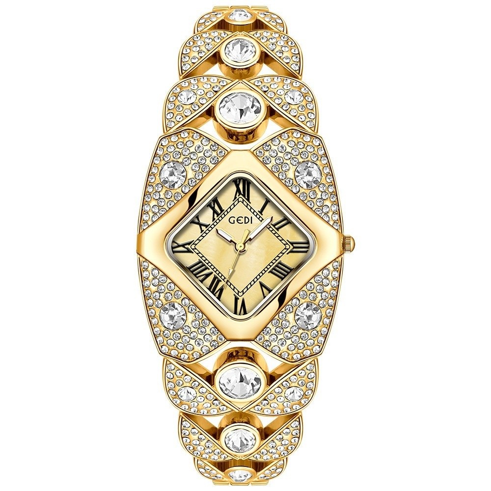 新しいダイヤモンド象嵌ブレスレットウォッチライト高級防水女性 - Luxury Watch And Jewelry Brand のレビューと価格