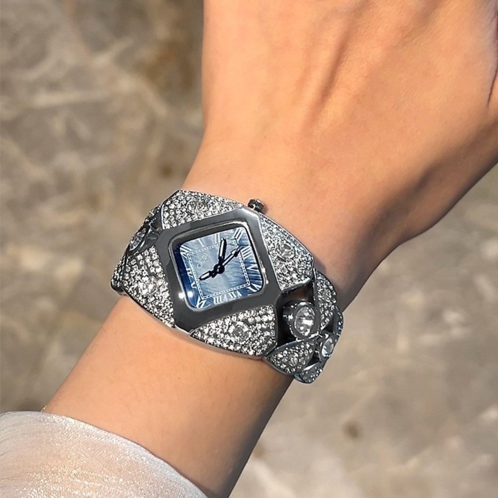 新しいダイヤモンド象嵌ブレスレットウォッチライト高級防水女性 - Luxury Watch And Jewelry Brand のレビューと価格
