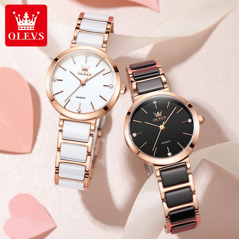 OLEVSレディース腕時計5877高級エレガントクォーツ腕時 - Luxury Watch Organizer のレビューと価格