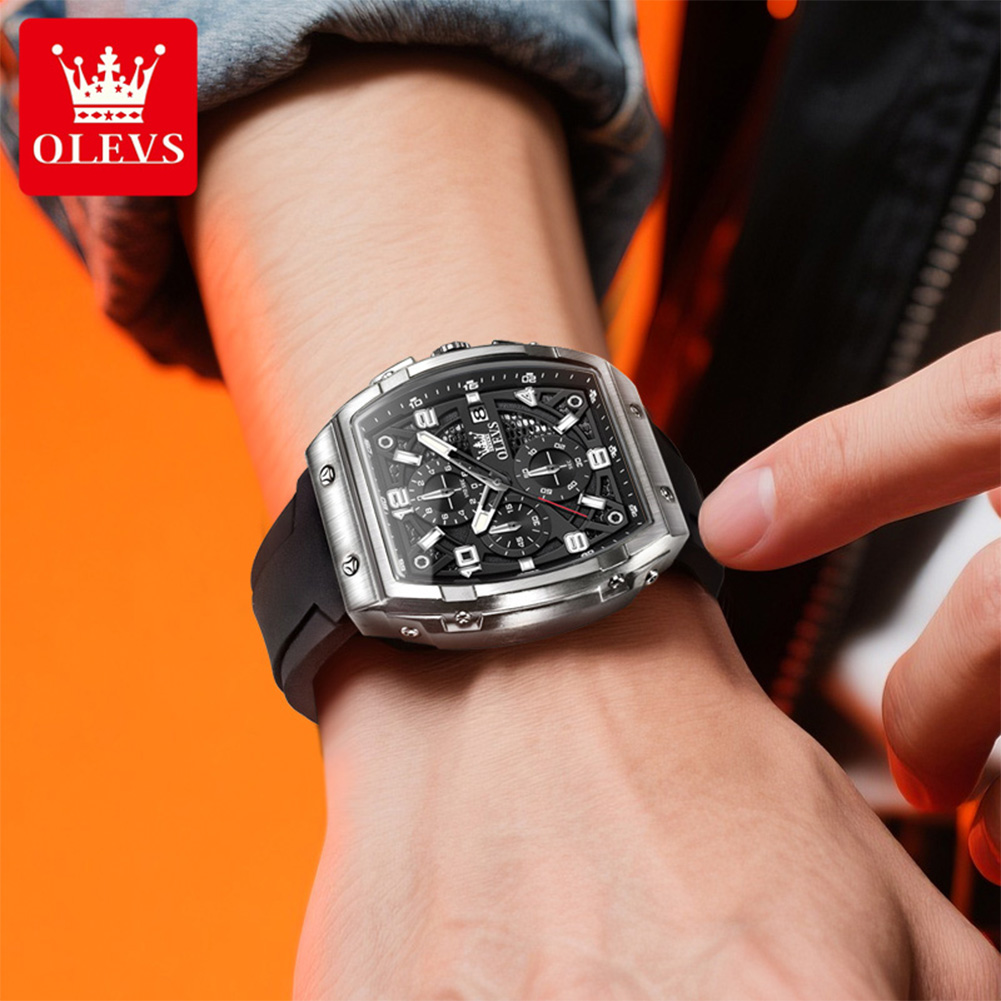 OLEVSメンズ腕時計2976高級ファッショントノー型クォー - Zen Luxury Watch のレビューと価格