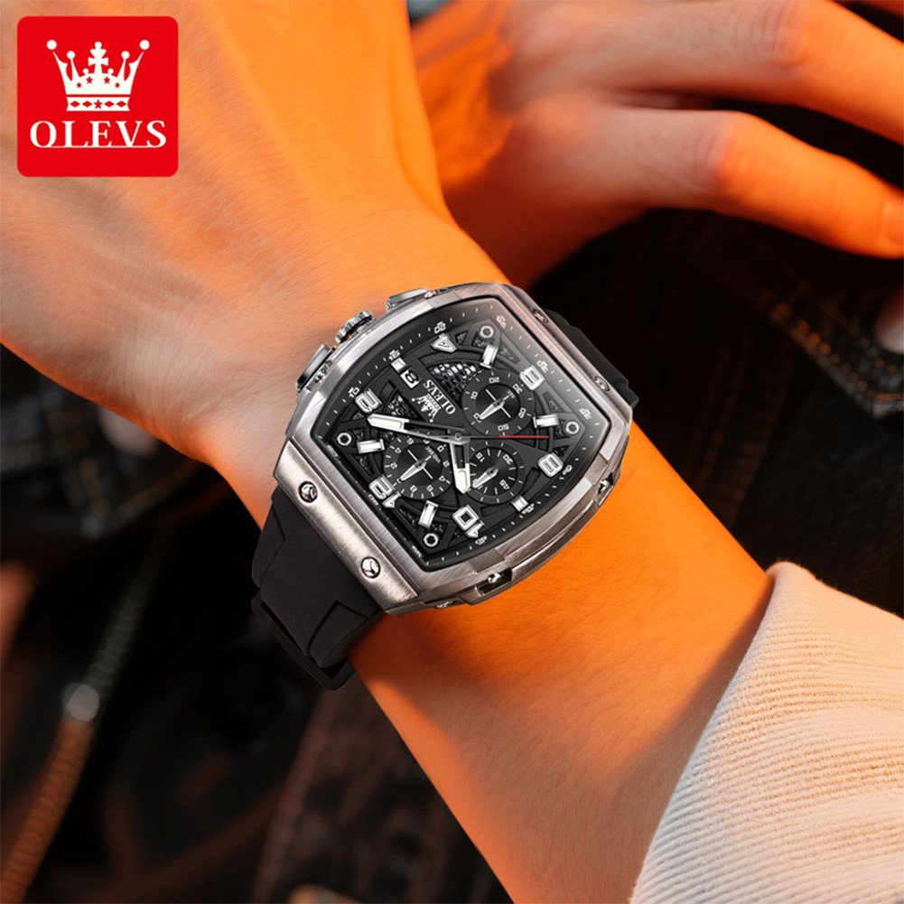OLEVSメンズ腕時計2976高級ファッショントノー型クォー - Zen Luxury Watch のレビューと価格