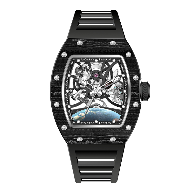 バレルホローメカニカルウォッチメンズリチャード夜光カレンダー - Luxury Watch Trading のレビューと価格