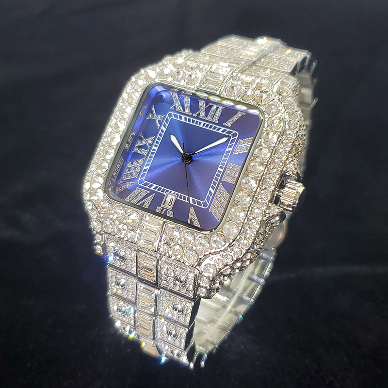 高級ブランドダイヤモンド腕時計男性ファッションクールな光沢の - Luxury Watch And Jewelry Brand のレビューと価格