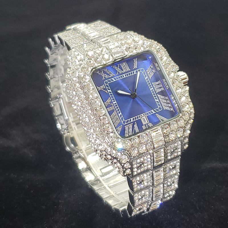 高級ブランドダイヤモンド腕時計男性ファッションクールな光沢の - Luxury Watch And Jewelry Brand のレビューと価格
