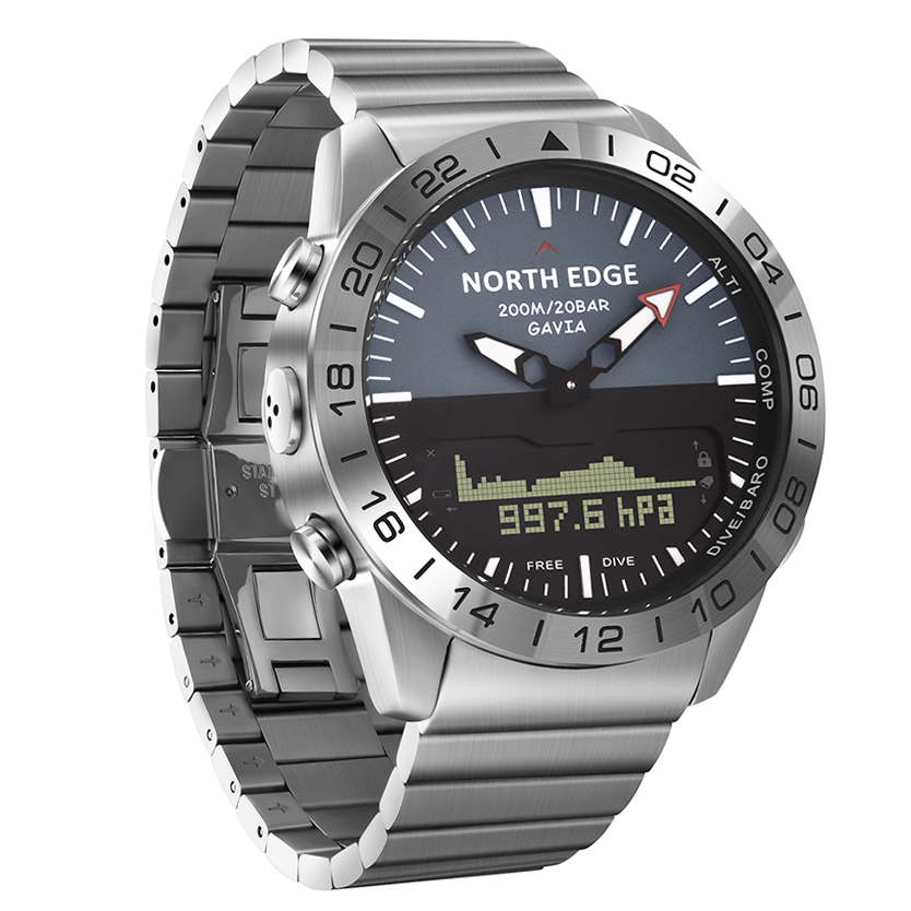 男性ダイビングスポーツデジタル腕時計メンズ腕時計ミリタリーア - Diver Watch 300M のレビューと価格