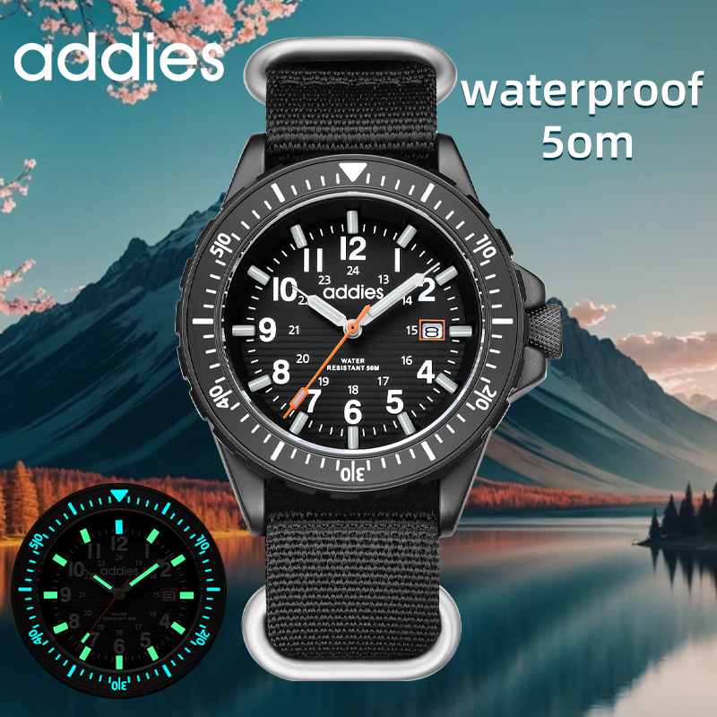 ADDIES 2026 新しいメンズスポーツクォーツ時計ナイ - Diver Watch 300M のレビューと価格