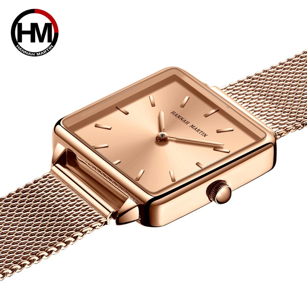 本革ストラップ日本クォーツムーブメントHM-108女性シンプ - Luxury Watch Japanese のレビューと価格