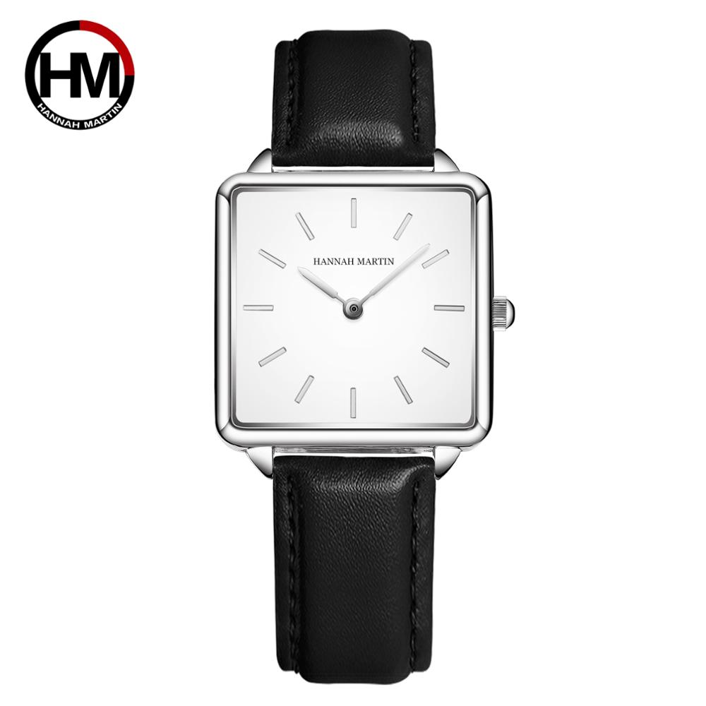 本革ストラップ日本クォーツムーブメントHM-108女性シンプ - Luxury Watch Japanese のレビューと価格