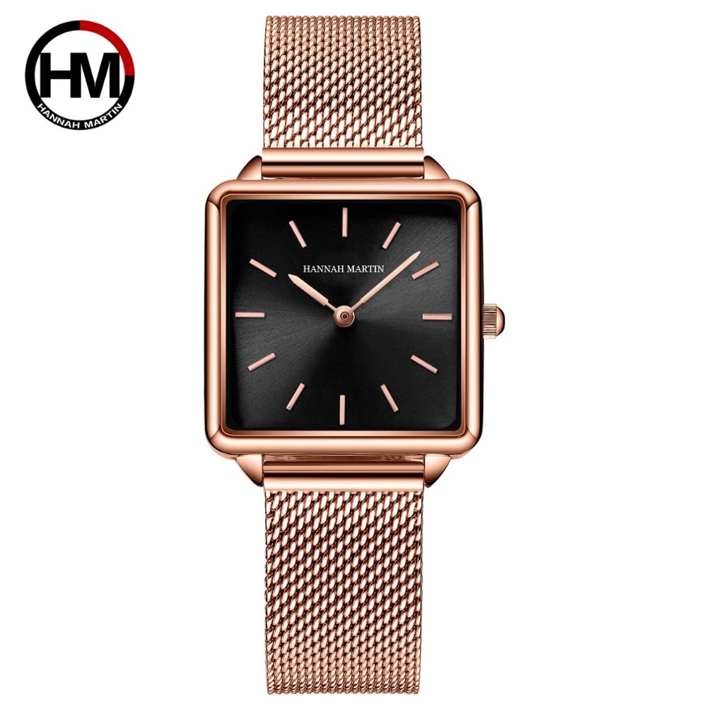 本革ストラップ日本クォーツムーブメントHM-108女性シンプ - Luxury Watch Japanese のレビューと価格