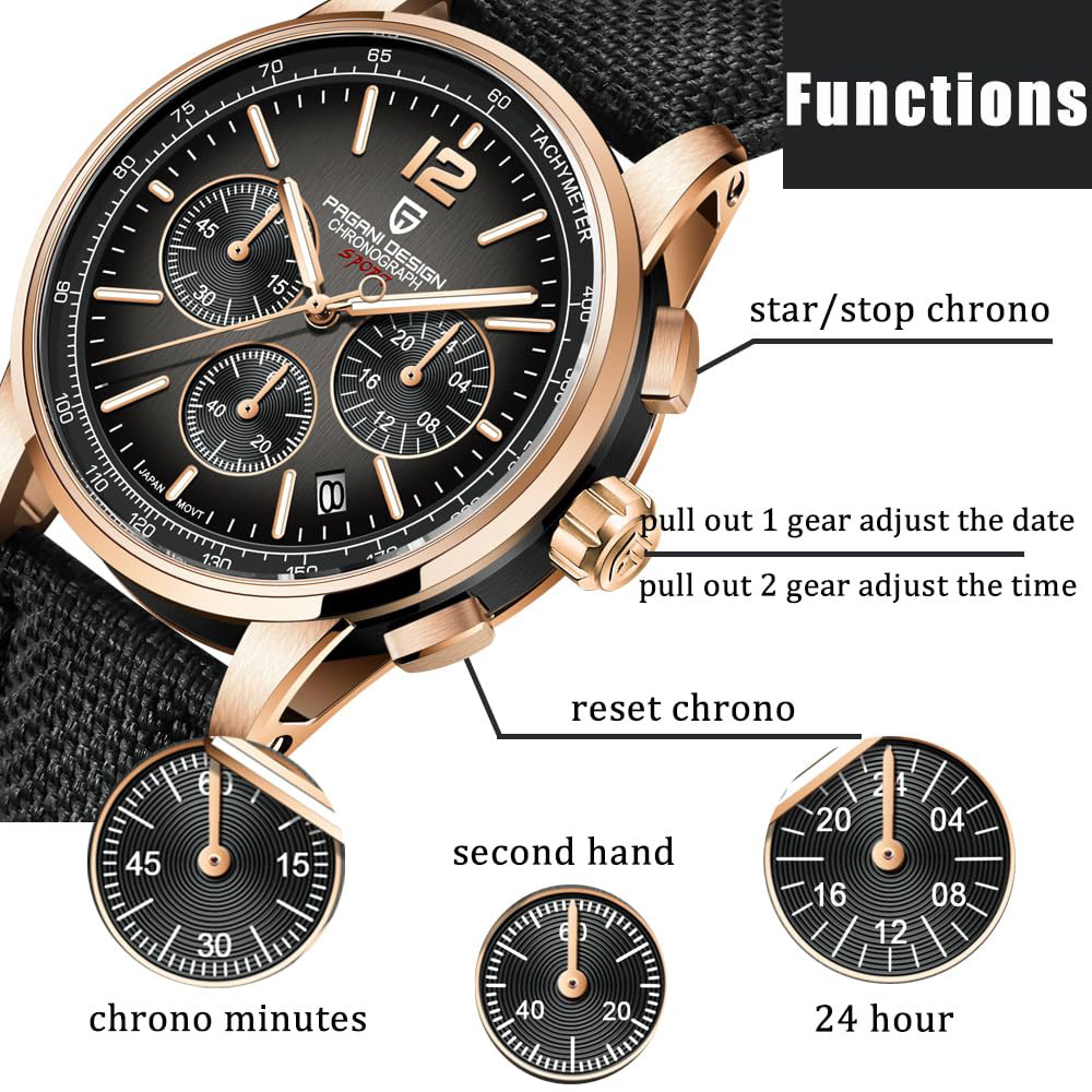 パガーニデザイン 新品 メンズ腕時計 41mm クロノグラフ - Luxury Watch Exchange のレビューと価格
