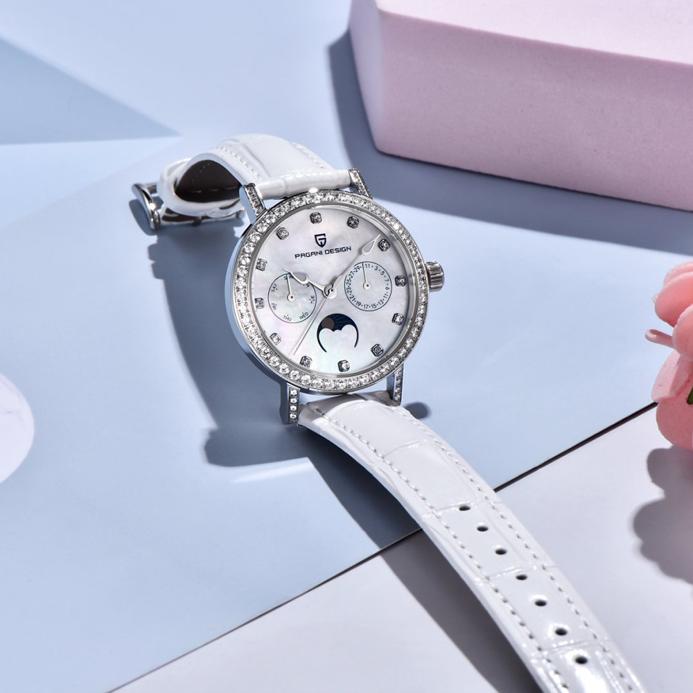 パガーニデザイン女性クォーツ時計モップダイヤルダイヤモンドベ - Luxury Women'S Watch のレビューと価格