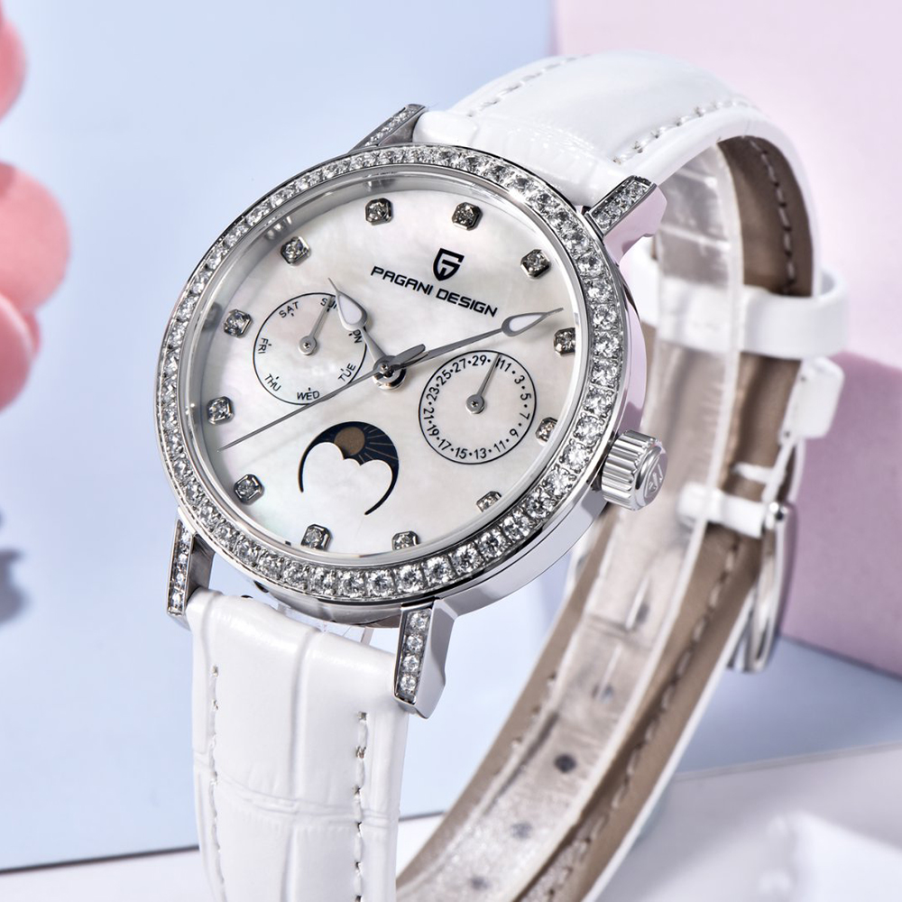 パガーニデザイン女性クォーツ時計モップダイヤルダイヤモンドベ - Luxury Women'S Watch のレビューと価格