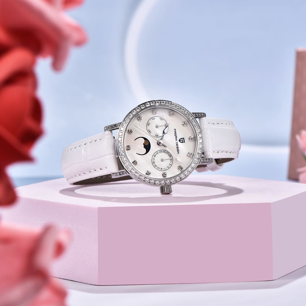 パガーニデザイン女性クォーツ時計モップダイヤルダイヤモンドベ - Luxury Women'S Watch のレビューと価格