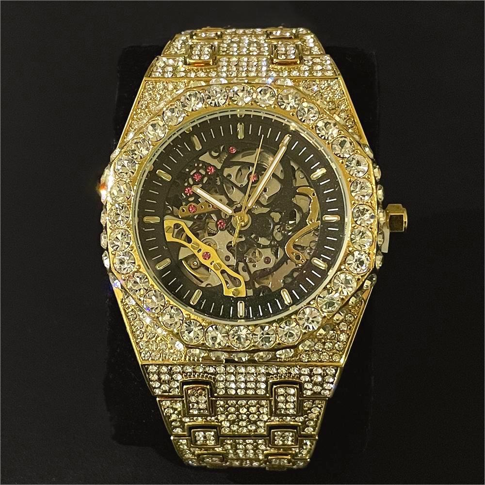 高級自動機械式時計の男性ヒップホップブランド MISSFOX - Luxury Watch And Jewelry Brand のレビューと価格