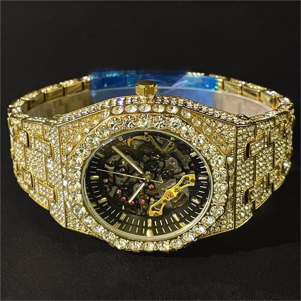 高級自動機械式時計の男性ヒップホップブランド MISSFOX - Luxury Watch And Jewelry Brand のレビューと価格