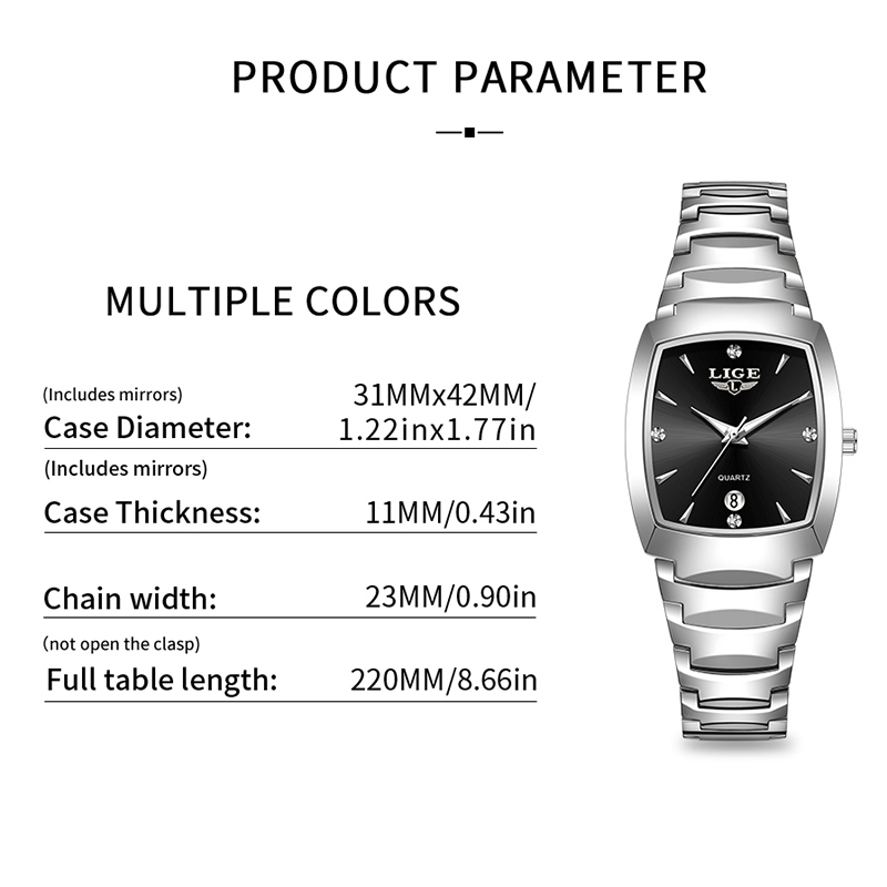 LIGE 腕時計女性ビジネス高級レディース時計女性防水腕時計 - Luxury Women'S Watch のレビューと価格