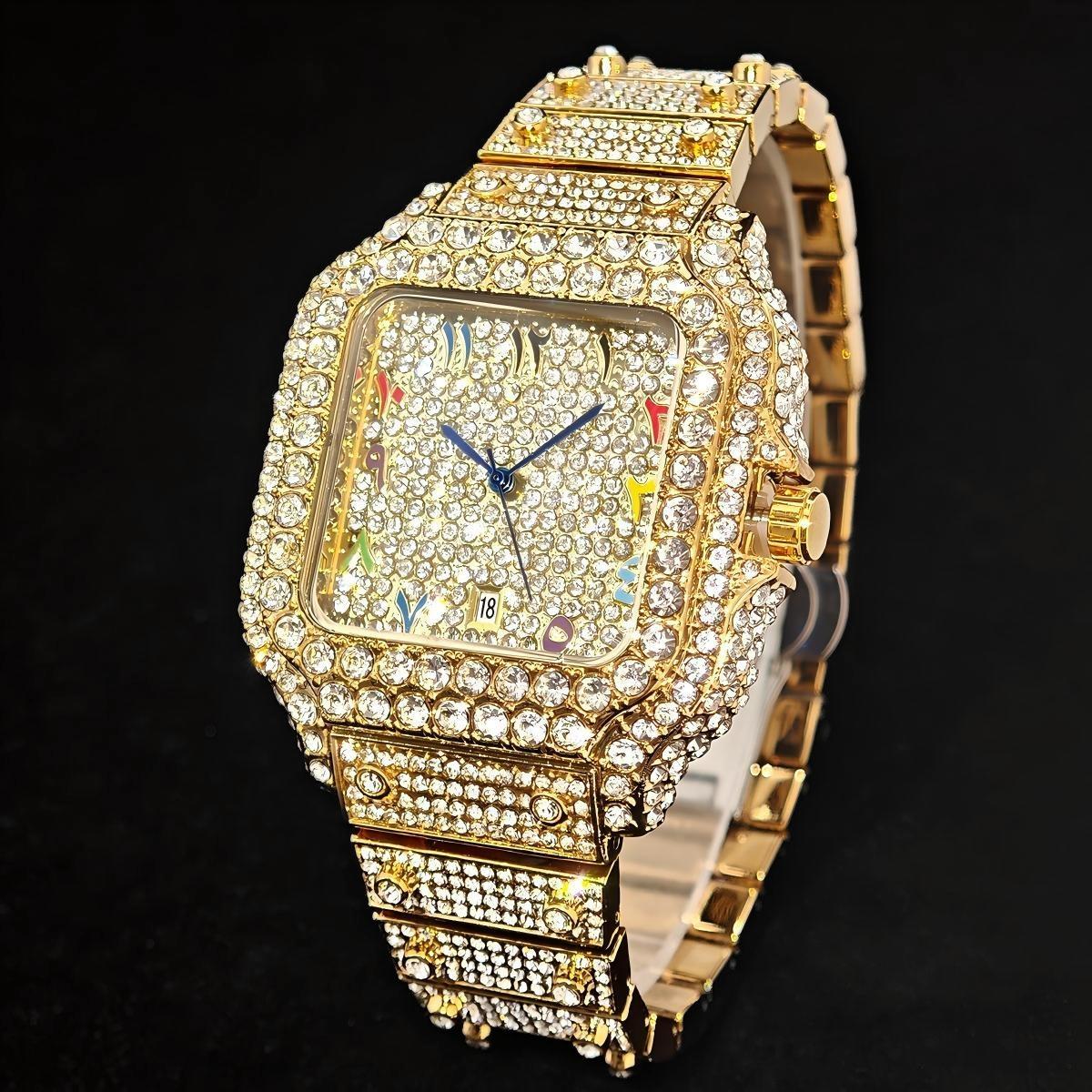 ホットファッション UNIGUET フルダイヤモンド アイス - Luxury Watch And Jewelry Brand のレビューと価格