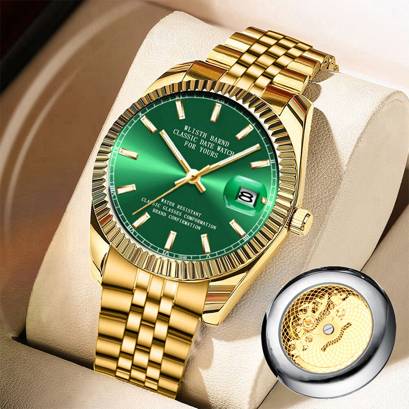 メンズメカニカルクォーツ時計,バタフライバックル,防水,カジ - Luxury Watch Trading のレビューと価格