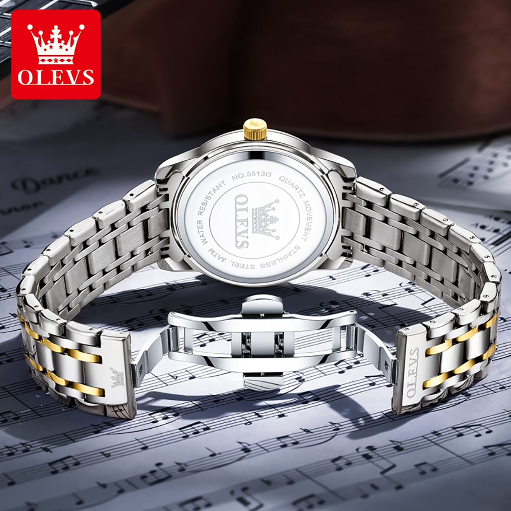 OLEVS ブランドファッションメンズ腕時計ステンレス鋼防水 - Luxury Watch Exchange のレビューと価格