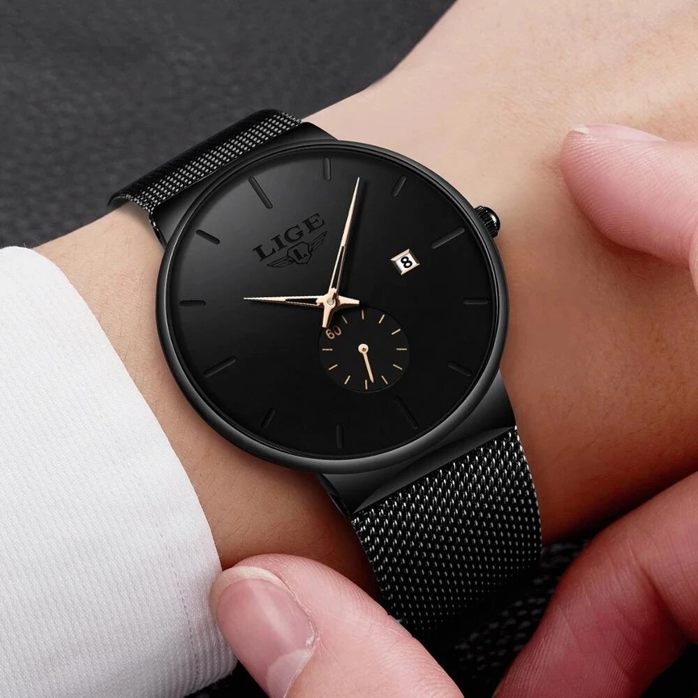 Ligeファッションメンズ腕時計トップブランド高級クォーツ時 - Zen Luxury Watch のレビューと価格