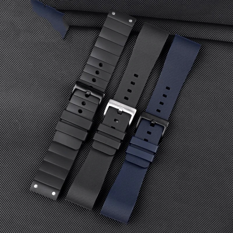 男性と女性のためのゴム製時計バンド,黒いストラップ,シリコン - Cartier Watch Santos のレビューと価格