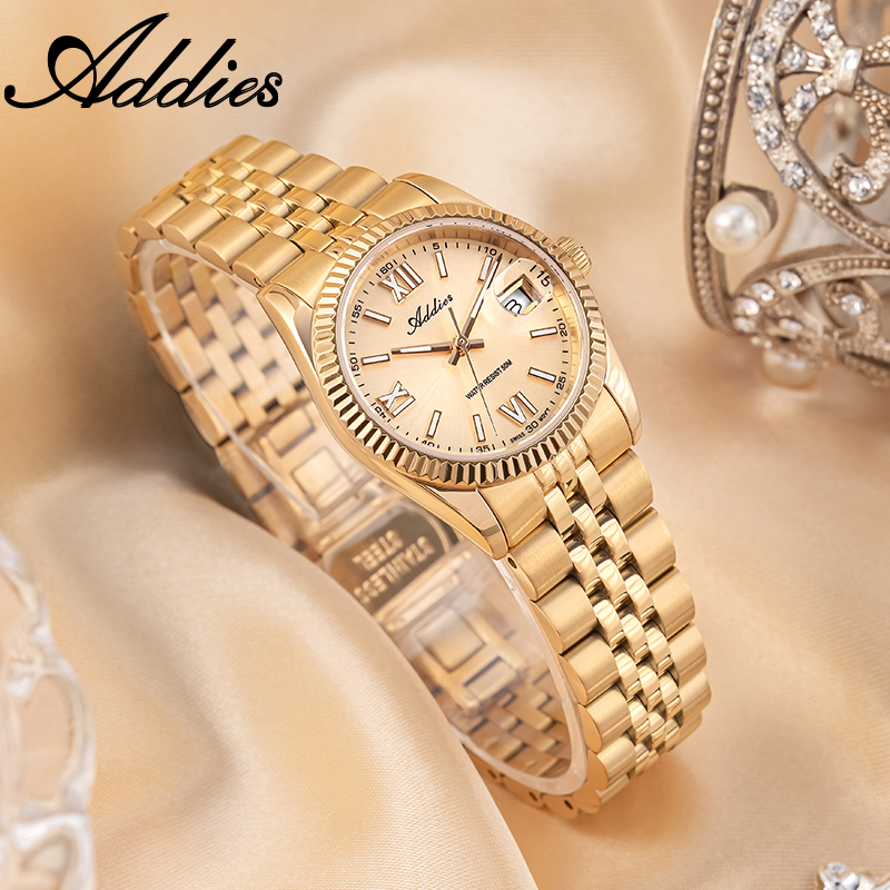 Addies 高級女性腕時計サファイアクリスタルステンレス鋼 - Luxury Watch Organizer のレビューと価格