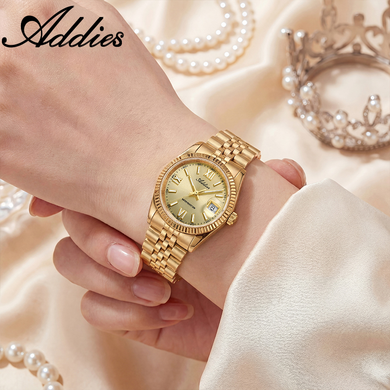 Addies 高級女性腕時計サファイアクリスタルステンレス鋼 - Luxury Watch Organizer のレビューと価格