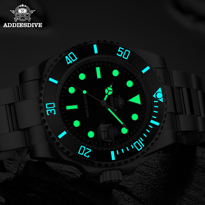 ADDIESDIVE ファッション腕時計ステンレス鋼ダイバー - Diver Watch 300M のレビューと価格