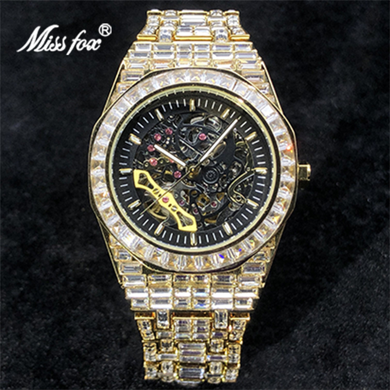 Missfox-メンズステンレススチール機械式時計,高級ブラ - Luxury Watch And Jewelry Brand のレビューと価格