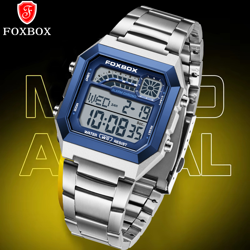 FOXBOX ファッション高級デジタルメンズ腕時計 カジュア - Luxury Watch For Men のレビューと価格