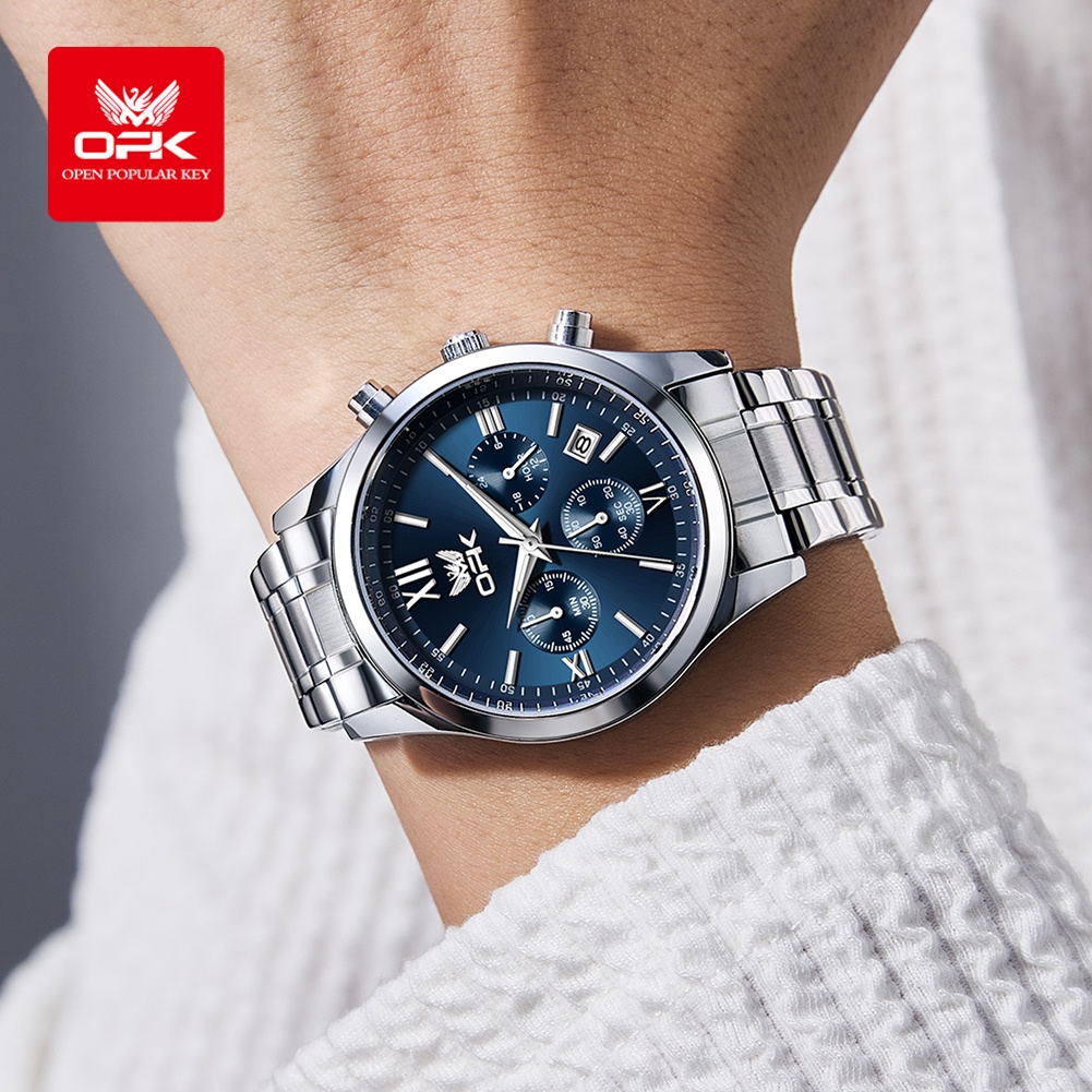 OPK 6052 メンズ腕時計 自動日付表示 ステンレススチ - Luxury Watch For Men のレビューと価格