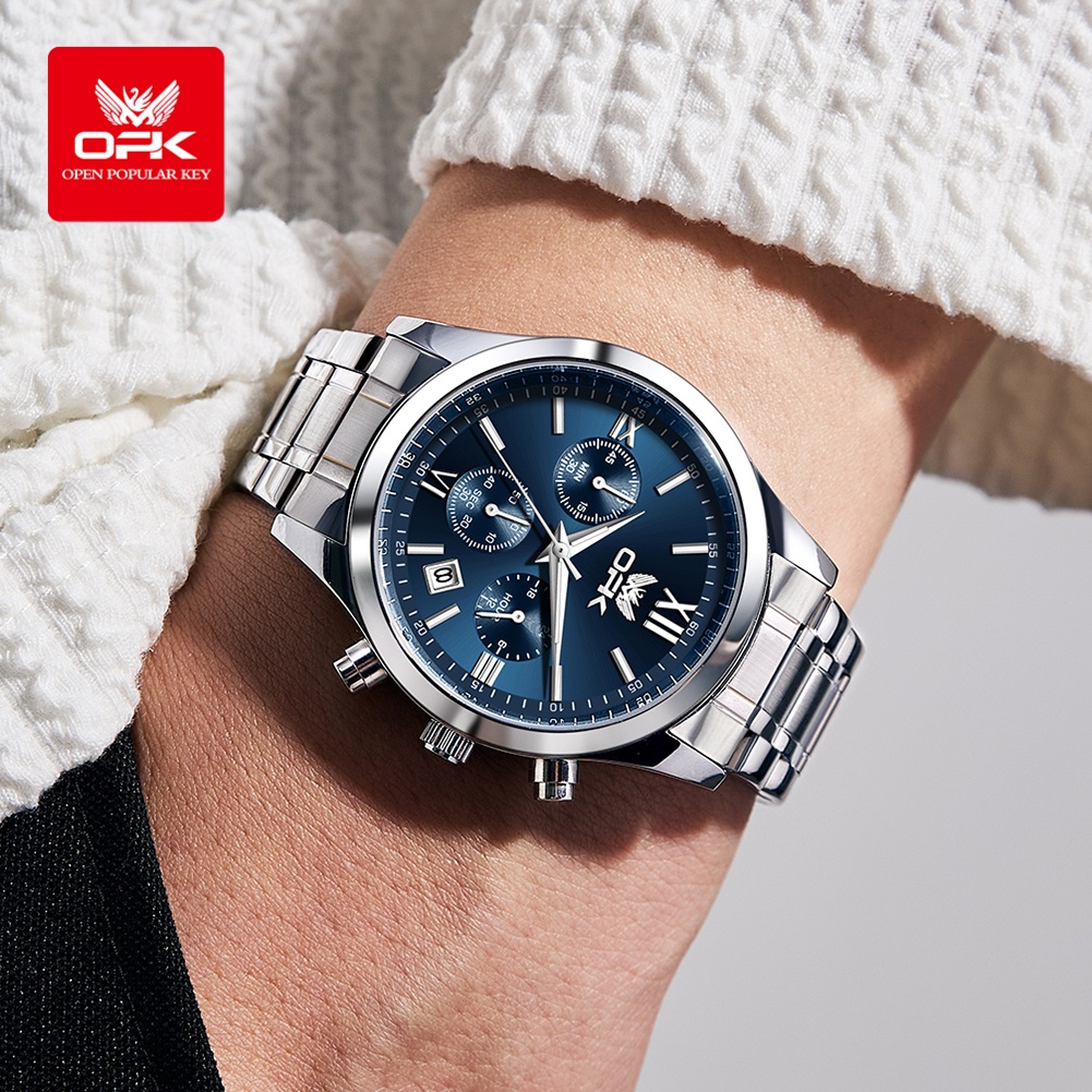 OPK 6052 メンズ腕時計 自動日付表示 ステンレススチ - Luxury Watch For Men のレビューと価格