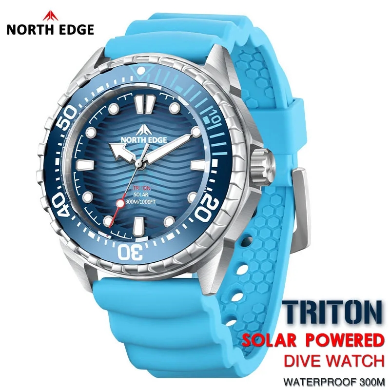 NORTH EDGE 2025 新型TRITONソーラー式ダ - Diver Watch 300M のレビューと価格