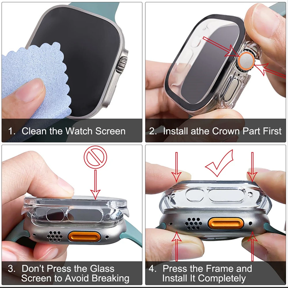 ガラス + ケース Apple Watch ウルトラ 49  - Luxury Watch Organizer のレビューと価格