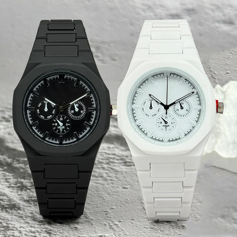 有名なブランド偽三目ダイヤル男性女性腕時計ファッションクォー - Luxury Watch Exchange のレビューと価格